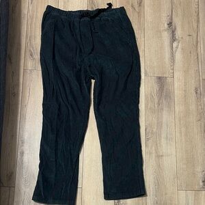 Original Use Men's Charcoal Corduroy Drawstring Trousers